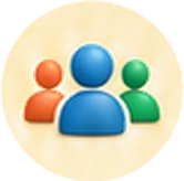 Grupp med tre personer – spela quiz i lag